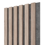 Pannelli Acustici in Legno Fonoassorbenti, rovere Sonoma, 30x275 cm (0,82 m²)