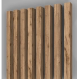 3D Lamelle Decorative​ (30x40x2750 mm) (rovere wotan)