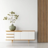 Pannello acustico in legno, OAK HALIFAX, 28x275 cm (0,77 m²)