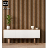 Pannello acustico in legno, OAK HALIFAX, 28x275 cm (0,77 m²)