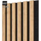 Pannello acustico in legno, OAK HALIFAX, 28x275 cm (0,77 m²)