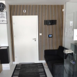 Pannelli Acustici in Legno Fonoassorbenti, rovere Sonoma, 30x275 cm (0,82 m²)