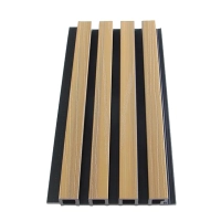 Pannello di facciata WPC, 219x2900 mm, bicolore, ROVERE CHIARO & NERO (0,63 m²)