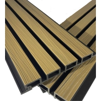Pannello di facciata WPC, 219x2900 mm, bicolore, ROVERE CHIARO & NERO (0,63 m²)