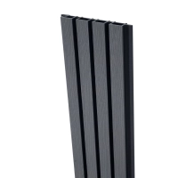 Pannello per facciata in WPC GRIGIO/NERO, 219x2900 mm, texture ondulata, half co-extrusion (0,63 m²)