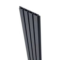 Pannello per facciata in WPC GRIGIO/NERO, 219x2900 mm, texture ondulata, half co-extrusion (0,63 m²)