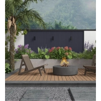 Pannello di facciata WPC, 219x26x2900 mm, ANTRACITE (RAL 7016) (0,63 m²)