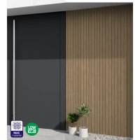 Rivestimento di facciata a lamelle, effetto legno, WESSER, 260 x 18 x 0,3 cm (0,47 m²)