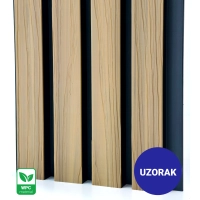 [CAMPIONE] Pannello di facciata WPC, BETULLA/NERO