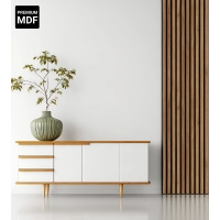 Pannelli Acustici in Legno Fonoassorbenti, corallo, 28x275cm (0.77 m²)