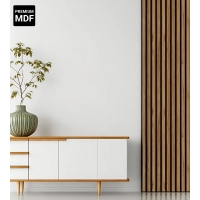 Pannelli Acustici in Legno Fonoassorbenti, corallo, 28x275cm (0.77 m²)