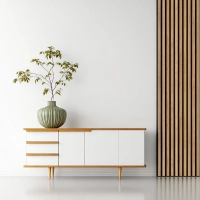 Pannello acustico in legno, OAK HALIFAX, 28x275 cm (0,77 m²)