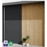 Rivestimento di facciata a lamelle, effetto legno, ROVERE NATURALE, 260 x 18 x 0,3 cm (0,47 m²)