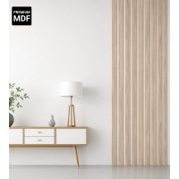 Listelli decorativi 3D, listelli in legno per pareti, soffitti o pareti divisorie (28x37 mm) (rovere sonoma)