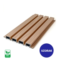 [CAMPIONE] Pannello di facciata WPC, NOCCIOLA