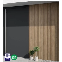 Rivestimento di facciata a lamelle, effetto legno, TOSCANA, 260 x 18 x 0,3 cm (0,47 m²)