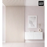 3D Lamelle Decorative (16x30 mm) (bianco)