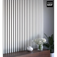 3D Lamelle Decorative (16x30 mm) (bianco)