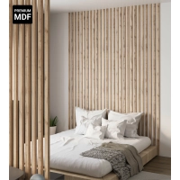 3D Lamelle Decorative (16x30 mm) (rovere wotan)