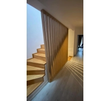 Lamelle decorative per parete divisoria (22x70 mm) (noce)