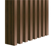 Lamelle decorative per parete divisoria (22x70 mm) (noce)
