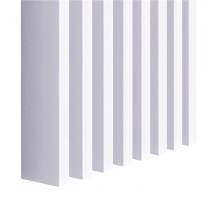 Lamelle decorative per parete divisoria (22x70 mm) (bianco)