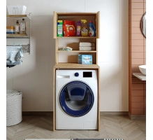 Mobile per lavatrice, rovere, MONICA, 65 x 181 x 60 cm