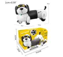 Cane robot DOGGY, giocattolo per bambini, bassotto, telecomando + seguito