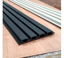 Rivestimento di facciata in WPC, 219x26x2900mm, grigio (0,63 m²)