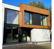 Rivestimento di facciata in WPC, 219x26x2900mm, bianco (0,63 m²)
