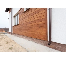 Pannello di facciata EPS200, effetto legno, ROVERE NATURALE, 18x1,9x200 cm (0,36 m²)