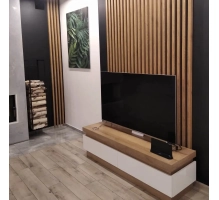 Pannelli Acustici in Legno Fonoassorbenti, quercia rustica, 28x275cm (0.77 m²)