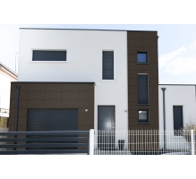 Pannello di rivestimento facciata, quarzo, 450x900x3mm, PKE/010 (0,405 m²)