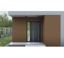Leseni fasadni panel, polistiren, zlaten hrast, 18 cm x 1,9 cm x 200 cm [CLONE]
