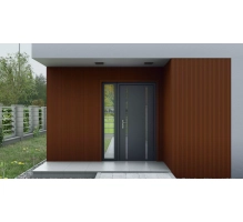 Leseni fasadni panel, polistiren, zlaten hrast, 18 cm x 1,9 cm x 200 cm [CLONE]