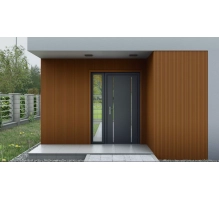 Leseni fasadni panel, polistiren, zlaten hrast, 18 cm x 1,9 cm x 200 cm [CLONE]