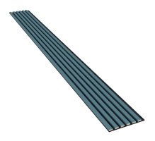 Pannello acustico in legno, GRIGIO SCANDINAVO, 28x275cm (0,77 m²)