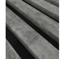 Pannello acustico in legno, CEMENTO/LOFT, 28x275cm (0,77 m²)