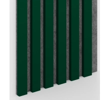 Pannelli Acustici in Legno Fonoassorbenti, verde, 28x275cm (0.77 m²)