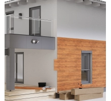 Pannello di facciata EPS200, effetto legno, ROVERE DORATO, 18x1,9x200 cm (0,36 m²)
