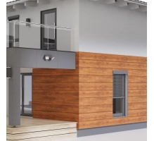 Pannello di facciata EPS200, effetto legno, ROVERE DORATO, 18x1,9x200 cm (0,36 m²)