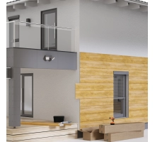 Pannello di facciata EPS200, effetto legno, ROVERE WINCHESTER, 18x1,9x200 cm (0,36 m²)
