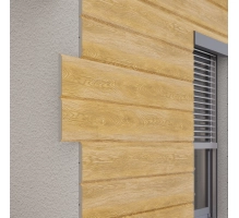 Pannello di facciata EPS200, effetto legno, ROVERE WINCHESTER, 18x1,9x200 cm (0,36 m²)