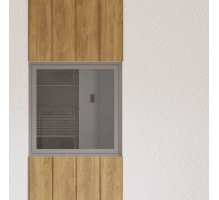 Pannello di facciata EPS200, effetto legno, ROVERE NATURALE, 18x1,9x200 cm (0,36 m²)