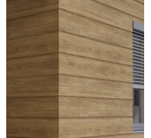 Pannello di facciata EPS200, effetto legno, ROVERE NATURALE, 18x1,9x200 cm (0,36 m²)
