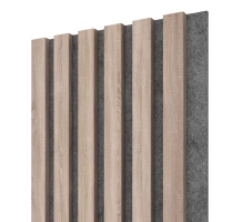 Pannelli Acustici in Legno Fonoassorbenti, rovere Sonoma, 30x275 cm (0,82 m²)