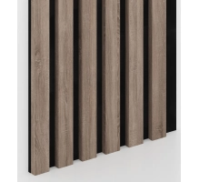 Pannelli Acustici in Legno Fonoassorbenti, rovere Sonoma, 30x275 cm (0,82 m²)