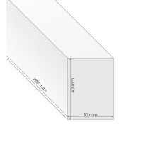 Listelli decorativi 3D, listelli in legno per pareti, soffitti o pareti divisorie (28x37 mm) (noce chiaro)