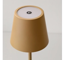 Lampada da tavolo per ristoranti, BEIGE, con batteria, ricaricabile, 3600 mAh