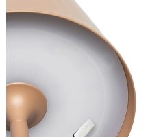 Lampada da tavolo per ristoranti, BEIGE, con batteria, ricaricabile, 3600 mAh